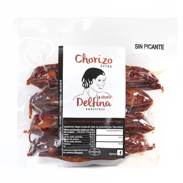 Chorizo Sin Picante Curado Extra